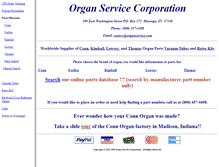 Tablet Screenshot of organservice.com